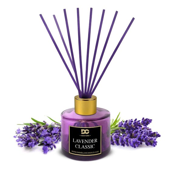 Lavender Classic Reed Diffuser Set Purple - 3.4oz/100mL - Picture 3 of 4